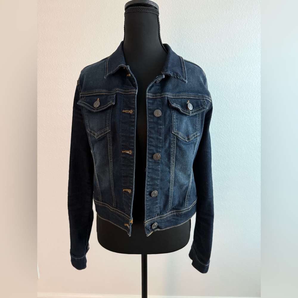Womens Basic Button Down Denim Jean Jacket - image 4